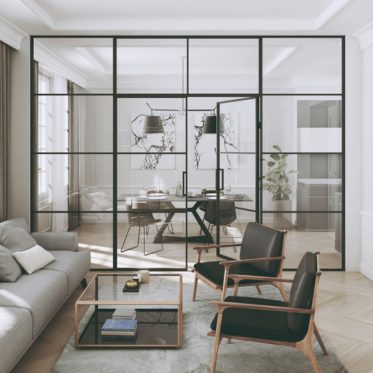 room divider in minimalist room