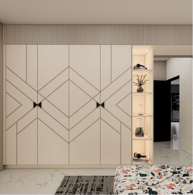 PU painted wardrobe Vertex