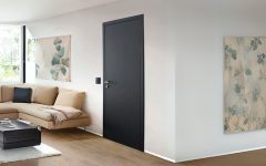black residential door designline