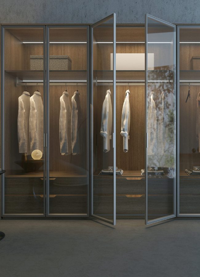 Nova profile shutter wardrobe