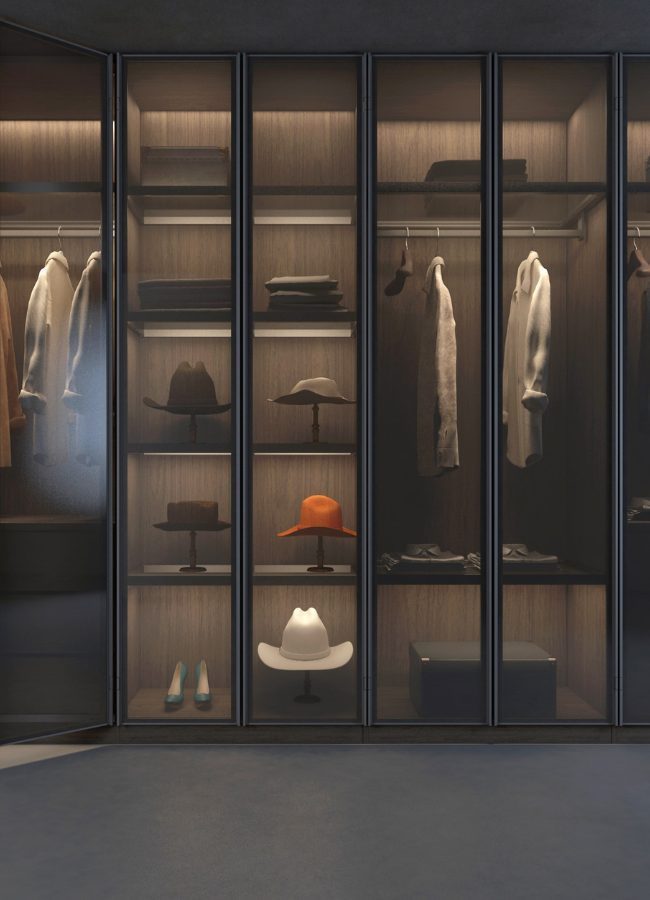 Tiva profile shutters wardrobe